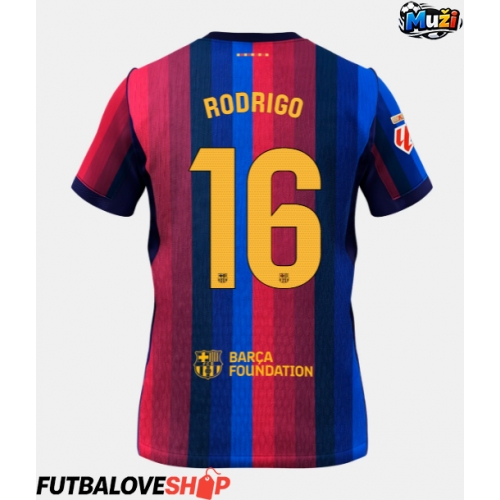 Dres Barcelona Rodri Hernandez #16 Domáci 2026-27 Krátky Rukáv